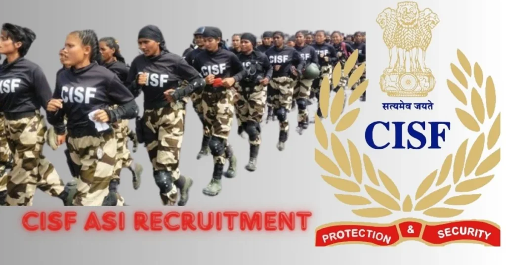 CISF ASI Recruitment 2024 online application